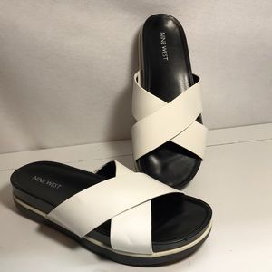 Vintage nine west platform sandals